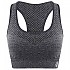 [해외]Dare2B Don´t Sweat It 미디엄 임팩트 스포츠 브라 7137951654 Ebony Grey / Ebony Grey