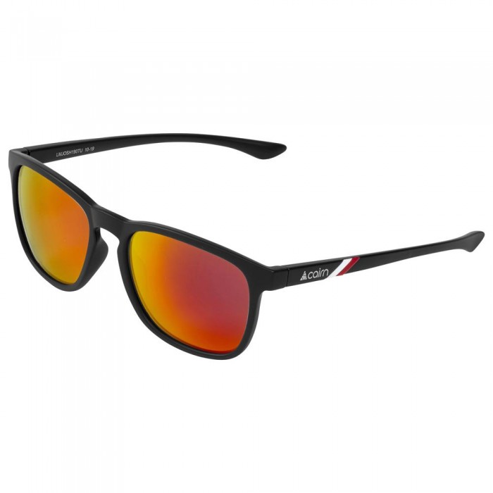 [해외]CAIRN Josh Polarized 선글라스 4137988434 Mat Black / Fire