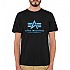 [해외]알파 인더스트리 Basic 반팔 티셔츠 138019461 Black / Blue