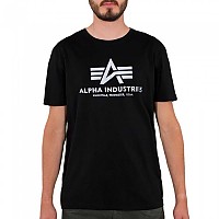 [해외]알파 인더스트리 Basic 레인bow Reflective 반팔 티셔츠 138019542 Black