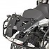 [해외]기비 Monolock/Monokey BMW G 310 GS 탑 케이스 후면 피팅 9138000017 Black