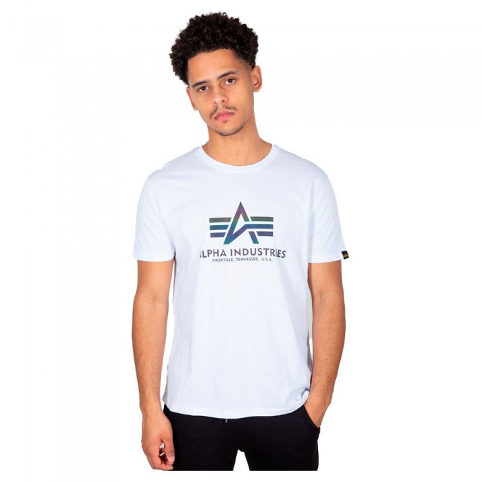 [해외]알파 인더스트리 Basic 레인bow Reflective 반팔 티셔츠 138019543 White