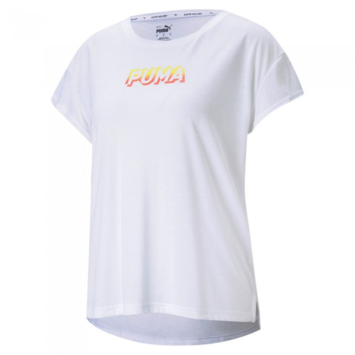 [해외]푸마 Modern Sports 반팔 티셔츠 137920537 Puma White / Celandine