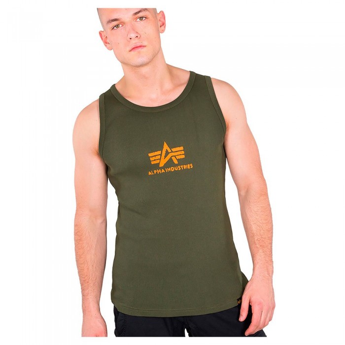 [해외]알파 인더스트리 민소매 티셔츠 로고 138021608 Dark Green