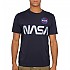 [해외]알파 인더스트리 NASA Reflective 반팔 티셔츠 138021913 Rep.Blue
