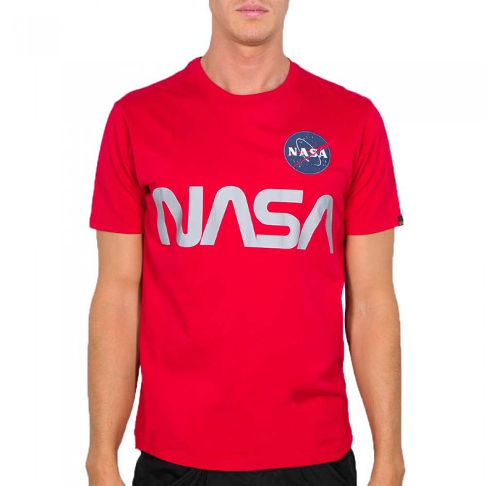 [해외]알파 인더스트리 NASA Reflective 반팔 티셔츠 138021916 Speed Red