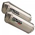 [해외]GPR EXHAUST SYSTEMS Satinox High Level Double VTR 1000 SP1 RC51 00-01 인증된 머플러 9138016038 Silver / Silver