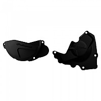 [해외]POLISPORT OFF ROAD Honda CRF250R 13-17 클러치 & 점화 커버 프로텍터 9137820559 Black