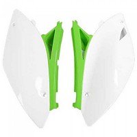 [해외]UFO Kawasaki KX 450F 09-11 사이드 패널 9138014297 White / Grey