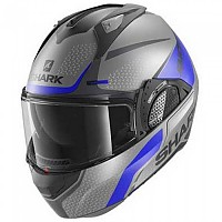 [해외]샤크 모듈러 헬멧 Evo GT Encke 9137761215 Matte Anthracite / Blue / Black