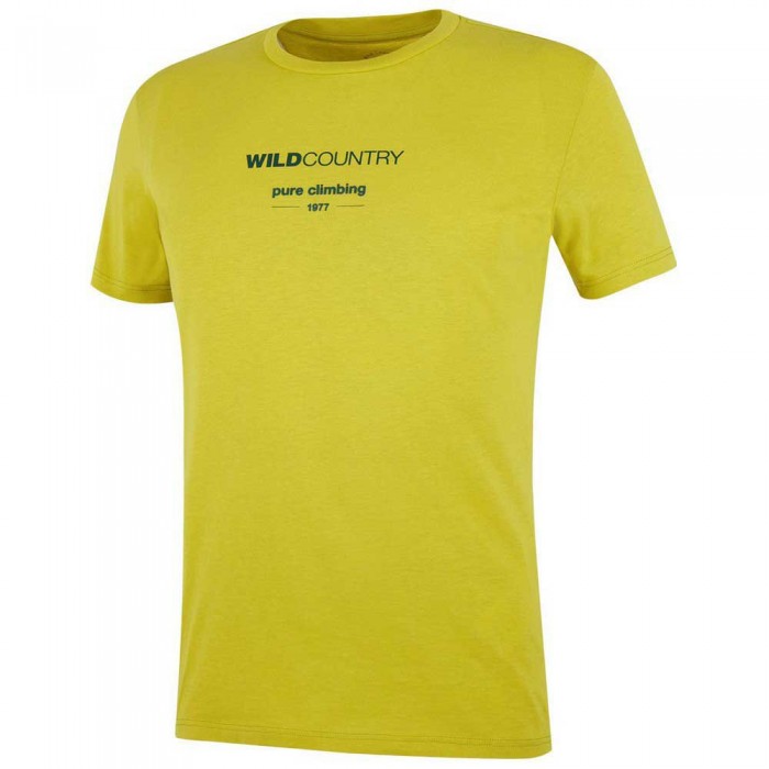 [해외]와일드컨츄리 Flow 반팔 티셔츠 4138002687 Whin Yellow / Pure Climbing 1977