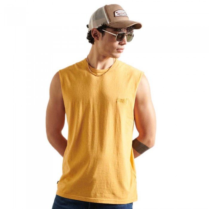[해외]슈퍼드라이 Orange Label Classic 민소매 티셔츠 137907254 Ochre Marl