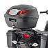 [해외]기비 Monolock Honda CB 125F 상단 케이스 후면 장착 9137999948 Black