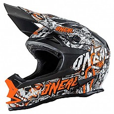 [해외]오닐 Spare For 헬멧 7Series Evo Menace 썬바이저 9136259969 Matt Black / Neon Orange