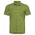 [해외]오들로 Chemise Mc Nikko Check 반팔 셔츠 4137970028 Macaw Green / Climbing Ivy