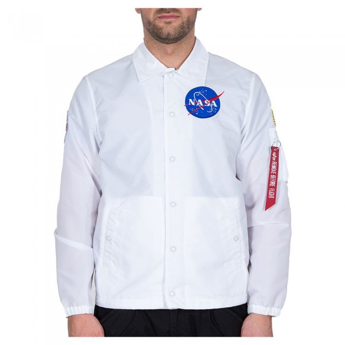 [해외]알파 인더스트리 NASA Coach 재킷 138020770 White