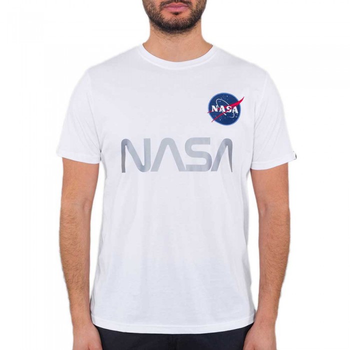 [해외]알파 인더스트리 NASA Reflective 반팔 티셔츠 138057146 White