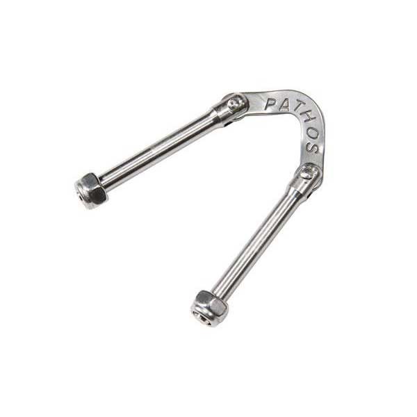 [해외]PATHOS 껍데기 롱 Articulated Wishbone With Sphere Inox 2 Mm 10629641 Silver