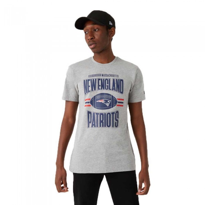 [해외]뉴에라 반팔 티셔츠 NFL Football New England Patriots 138051391 Grey Med