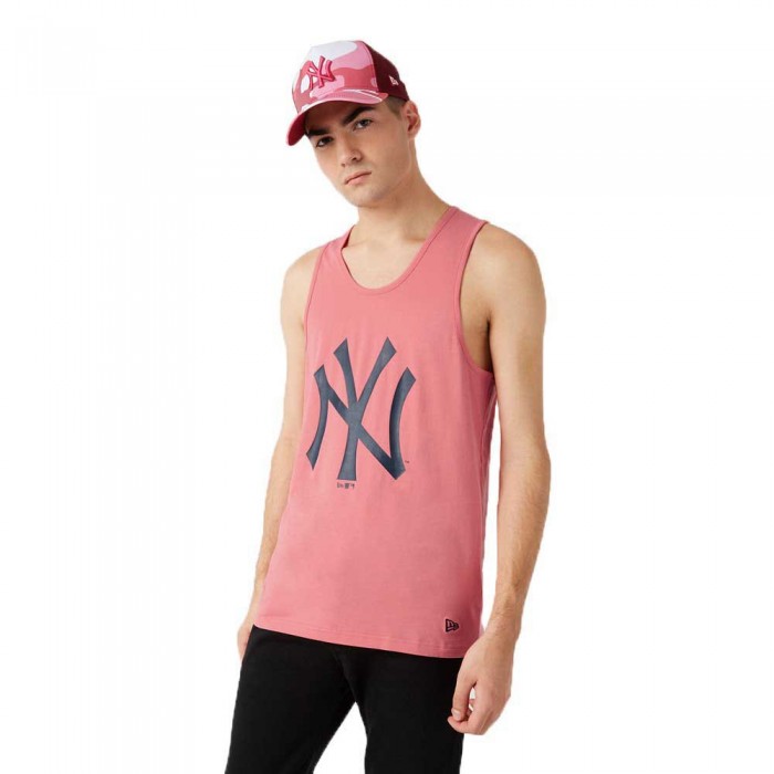 [해외]뉴에라 민소매 티셔츠 MLB Seasonal 팀 로고 New York Yankees 138051404 Pink