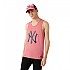 [해외]뉴에라 MLB Seasonal 팀 로고 New York Yankees 민소매 티셔츠 138051404 Pink