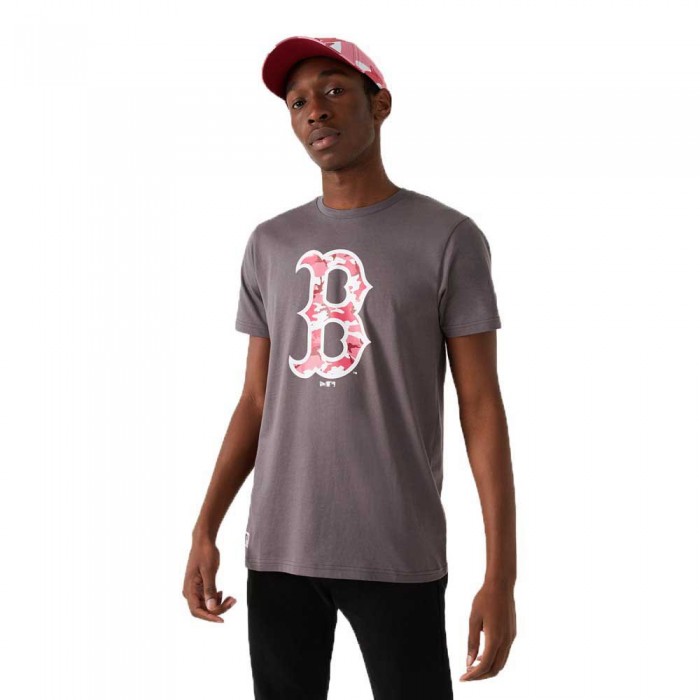[해외]뉴에라 MLB Camo Boston Red Sox 반팔 티셔츠 138051412 Dark Grey