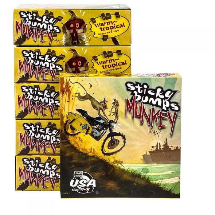 [해외]STICKY BUMPS Munkey Surf Wax 14137835993 Warm / Tropical