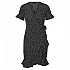 [해외]베로모다 짧은 드레스 Henna 2/4 Wrap Frill 138095796 Black / Aop Tiny Dots
