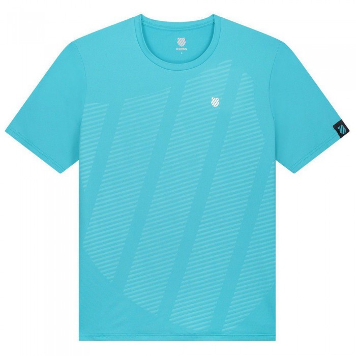 [해외]케이스위스 Hypercourt Shield Short Sleeve T-Shirt 12137916028 Scuba Blue