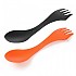 [해외]LIGHT MY FIRE 날붙이 세트 Spork Original Bio 2 Pack 4137091371 Rusty Orange / Slaty Black