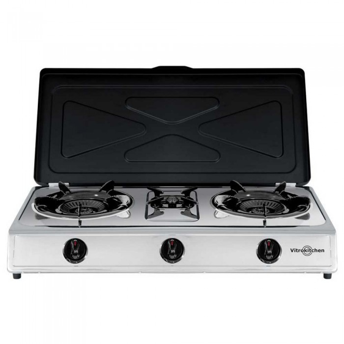 [해외]VITROKITCHEN 난로 Gas 360IB 3 난로 4138106249 White / Black