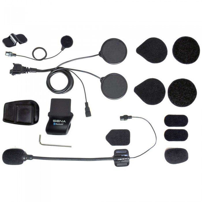 [해외]세나 세트 SMH5/SMH5-FM/SPH10H-FM 헬멧 Clamp Kit 14137342658 Black