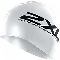 [해외]2XU Unisex Silicone Swim 수영 모자 61315194 White