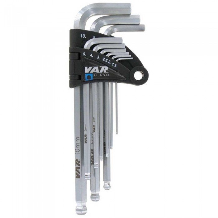 [해외]VAR 도구 프로fessional Hex Wrench Set 1136939226 Silver