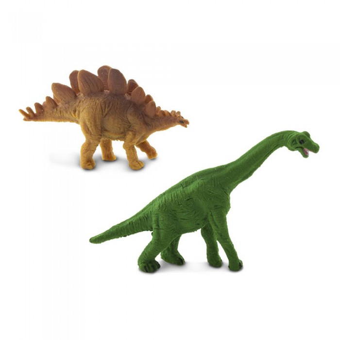 [해외]사파리엘티디 브라키오사우르스 그리고 피겨 Stegosaurus 굿 Luck 미니s 15137554946 Multicolor