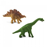 [해외]사파리엘티디 브라키오사우르스 그리고 피겨 Stegosaurus 굿 Luck 미니s 15137554946 Multicolor