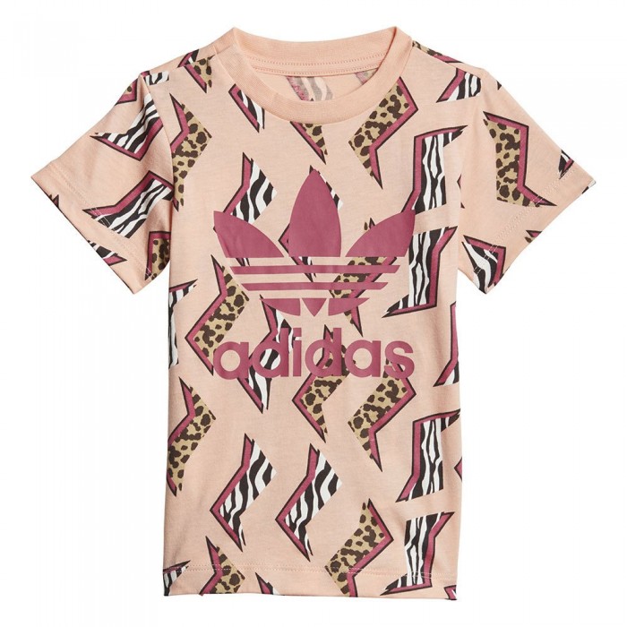 [해외]아디다스 ORIGINALS 반팔 티셔츠 올over Print Pack 15137875773 Glow Pink / Multicolor / Wild Pink