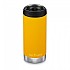 [해외]KLEAN KANTEEN TK와이드 12oz 카페 모자 단열 보온병 포함 4138129491 Marigold