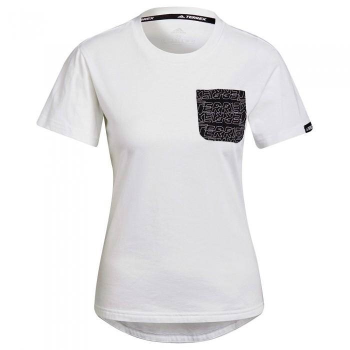 [해외]아디다스 TX 포켓 반팔 티셔츠 4138109036 White / Black