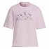 [해외]아디다스 소프트 FIRL 반팔 티셔츠 138108041 Clear Pink / Black
