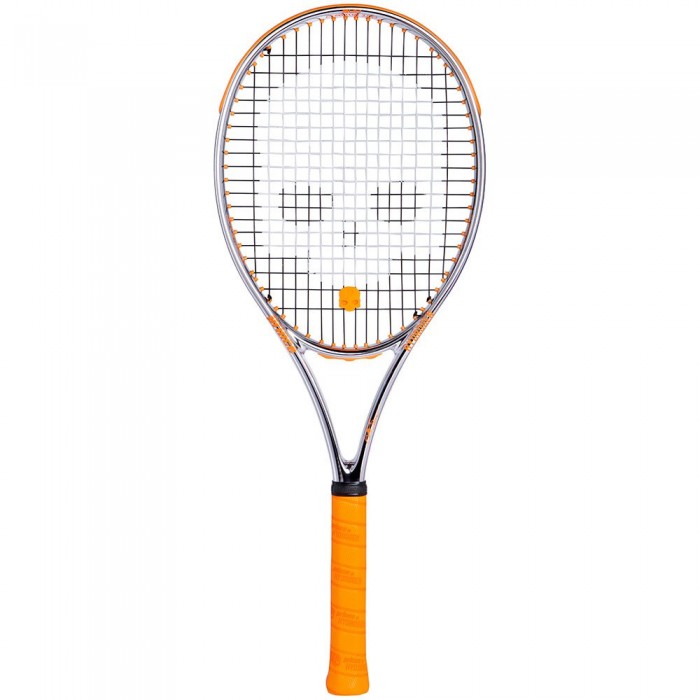 [해외]PRINCE Chrome 100 280G Tennis Racket 12137899946 Silver / Orange