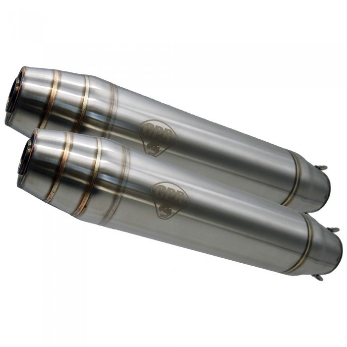 [해외]GPR EXHAUST SYSTEMS Deeptone Inox Caf? Racer 링크 파이프 없는 소음기 르망 1000 84-88 승인 9138137905 Silver / Silver