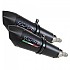 [해외]GPR EXHAUST SYSTEMS GPE Anniversary 티타늄 더블 슬립온 머플러 몬스터 696 08-14 승인 9138138014 Matt Black / Matt Black