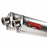 [해외]GPR EXHAUST SYSTEMS Tondo/라운드 Inox Double Monster S2R 04-07 인증된 슬립온 머플러 9138138038 Silver / Silver