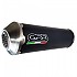 [해외]GPR EXHAUST SYSTEMS Evo4 Road Sportcity 125 04-08 인증된 슬립온 머플러 9138138746 Matt Black / Silver