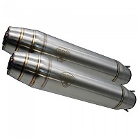 [해외]GPR EXHAUST SYSTEMS Deeptone Inox Caf? Racer 링크 파이프 없는 소음기 SV 650/S 99-02 승인됨 9138138961 Silver / Silver