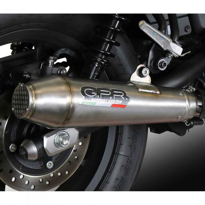 [해외]GPR EXHAUST SYSTEMS MX-Cone 슬립온 머플러 타이거 1200 익스플로러 XR/XRT/XCX/XCA 11-16 유로 3 승인 9138139036 Silver / Silver