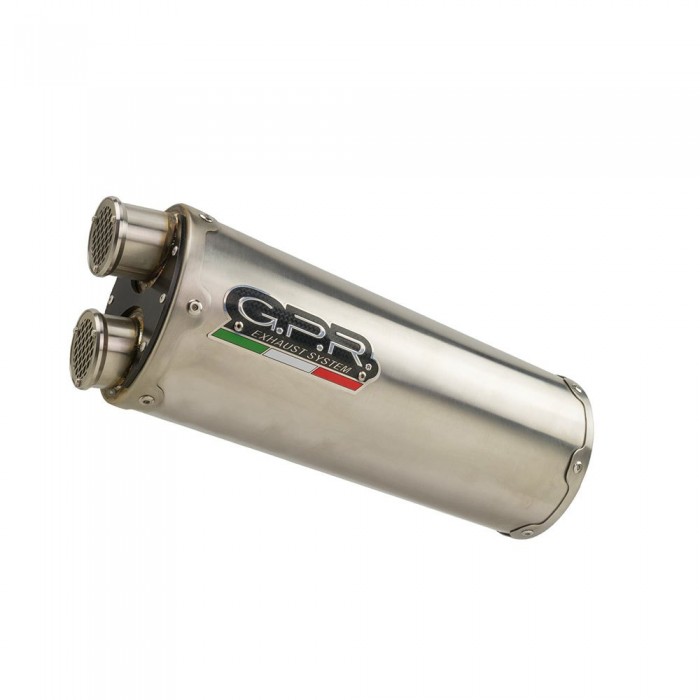 [해외]GPR EXHAUST SYSTEMS Dual Inox 슬립온 머플러 TRK 502 17-20 유로 4 CAT 승인 9138139166 Silver / Silver