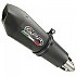 [해외]GPR EXHAUST SYSTEMS GP Evo4 Titanium V-Strom 650 17-20 Euro 4 CAT 승인된 머플러와 링크 파이프 9138139392 Matt Black / Matt Black