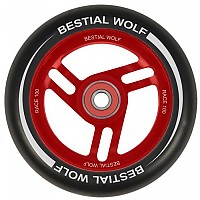 [해외]BESTIAL WOLF 스케이트 바퀴 Race 100 Mm 14138095735 Red / Black